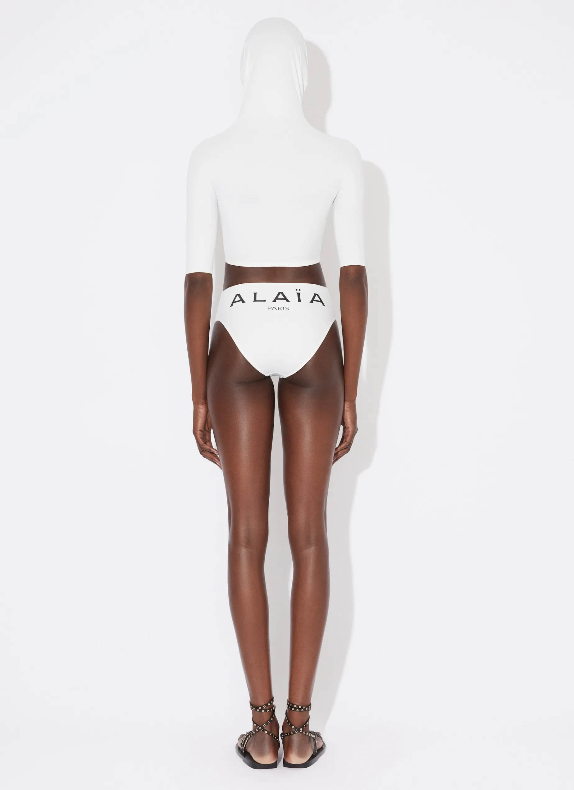 ALAIA TRIKINI IN JERSEY