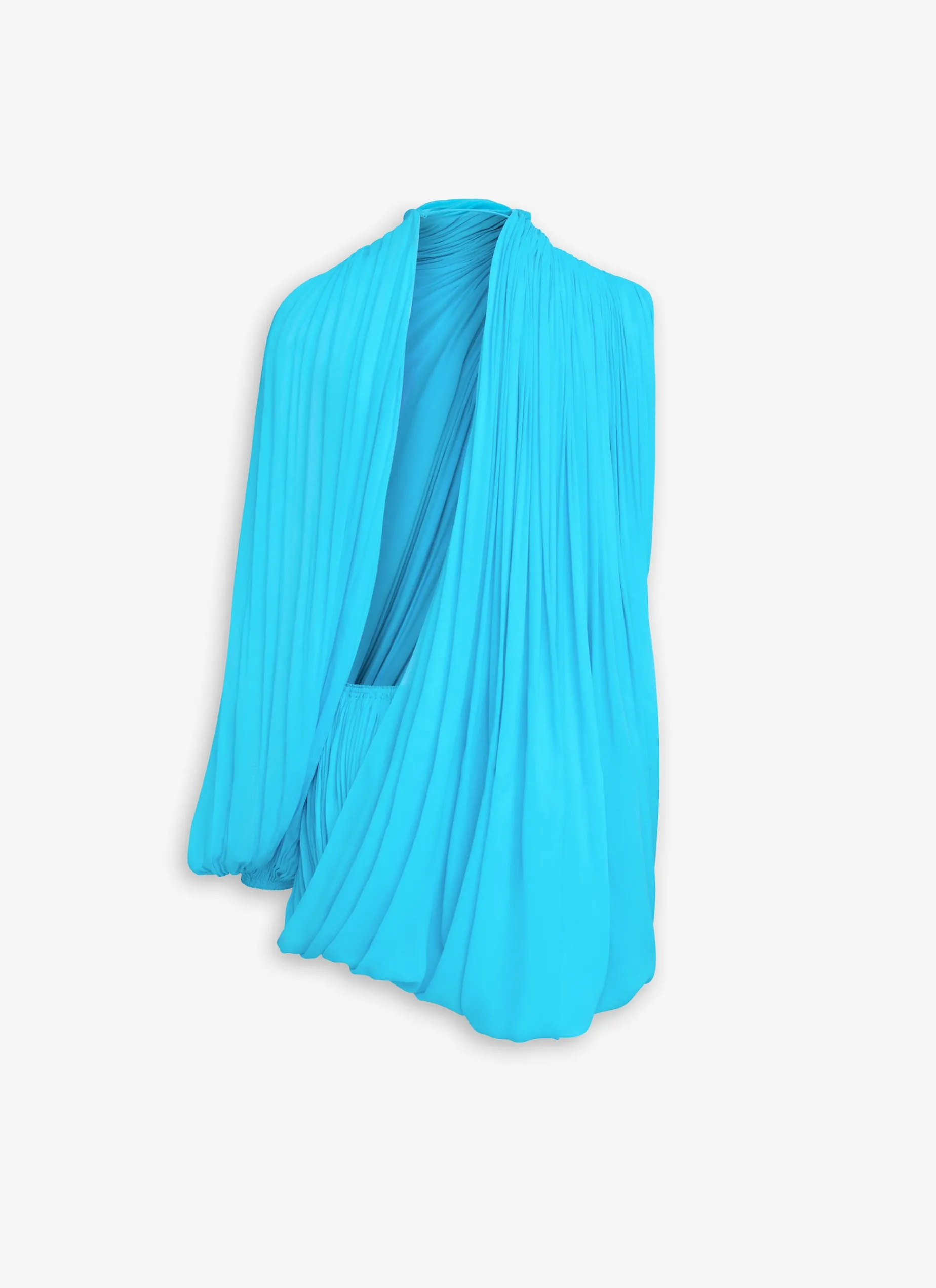 ASYMMETRIC DRAPED DRESS