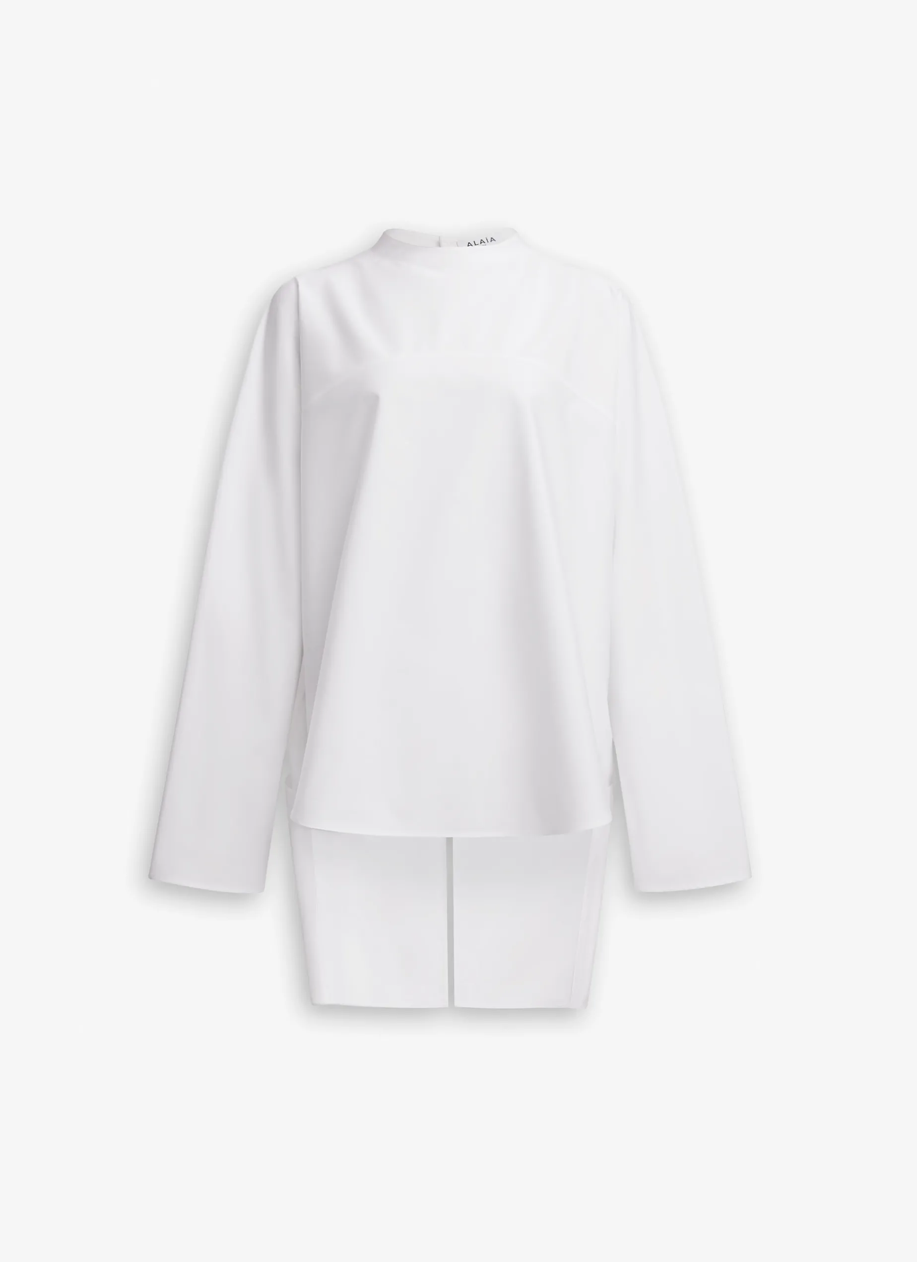 ASYMMETRIC TOP IN COTTON POPLIN