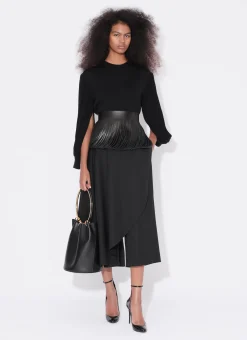 ASYMMETRICAL SKIRT TROUSERS