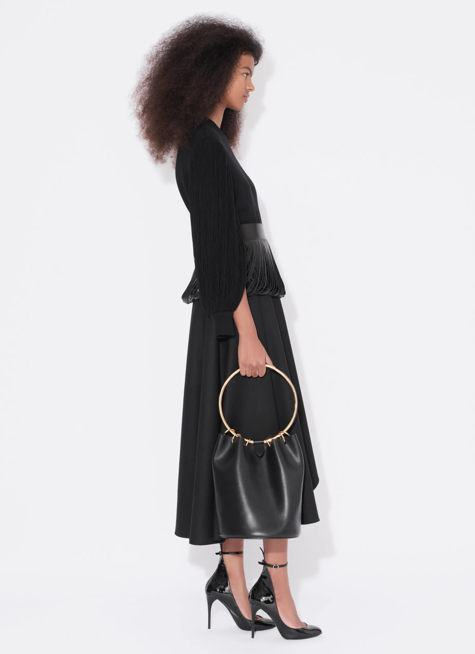 ASYMMETRICAL SKIRT TROUSERS