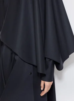 BACKLESS SCARF BLOUSE