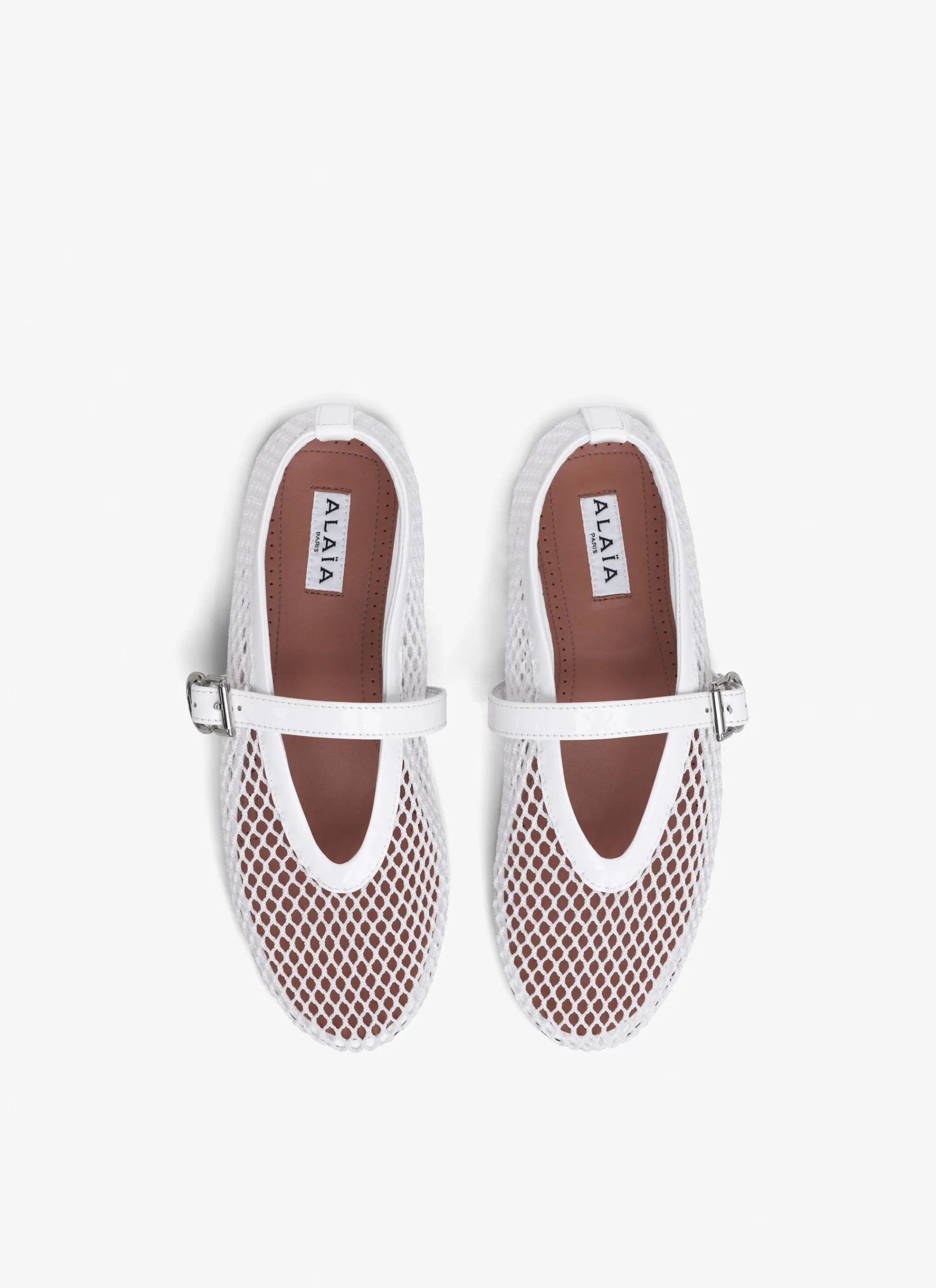 BALLET FLATS IN FISHNET