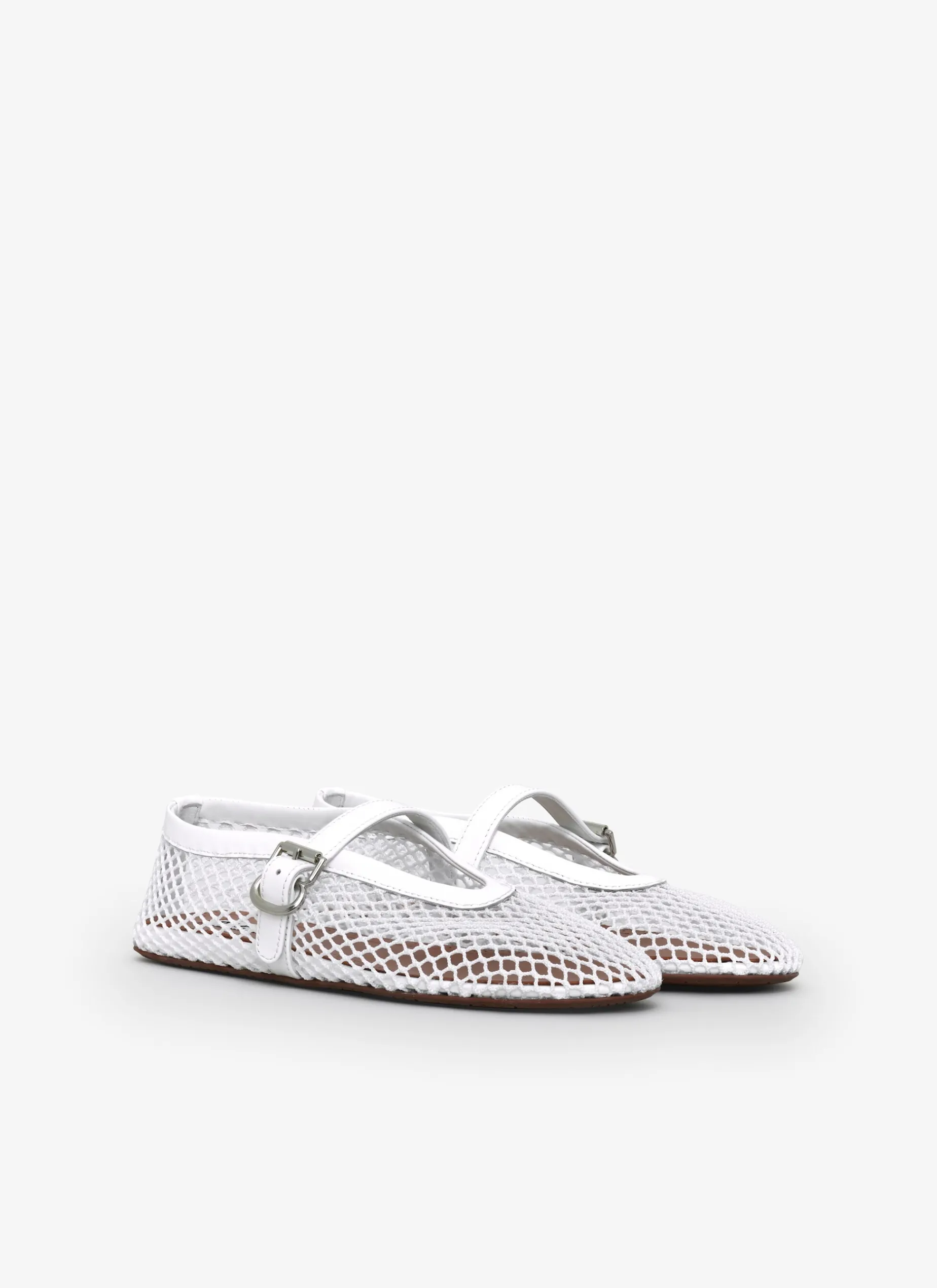 BALLET FLATS IN FISHNET