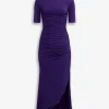 BODYCON DRAPED DRESS