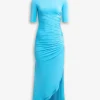 BODYCON DRAPED DRESS