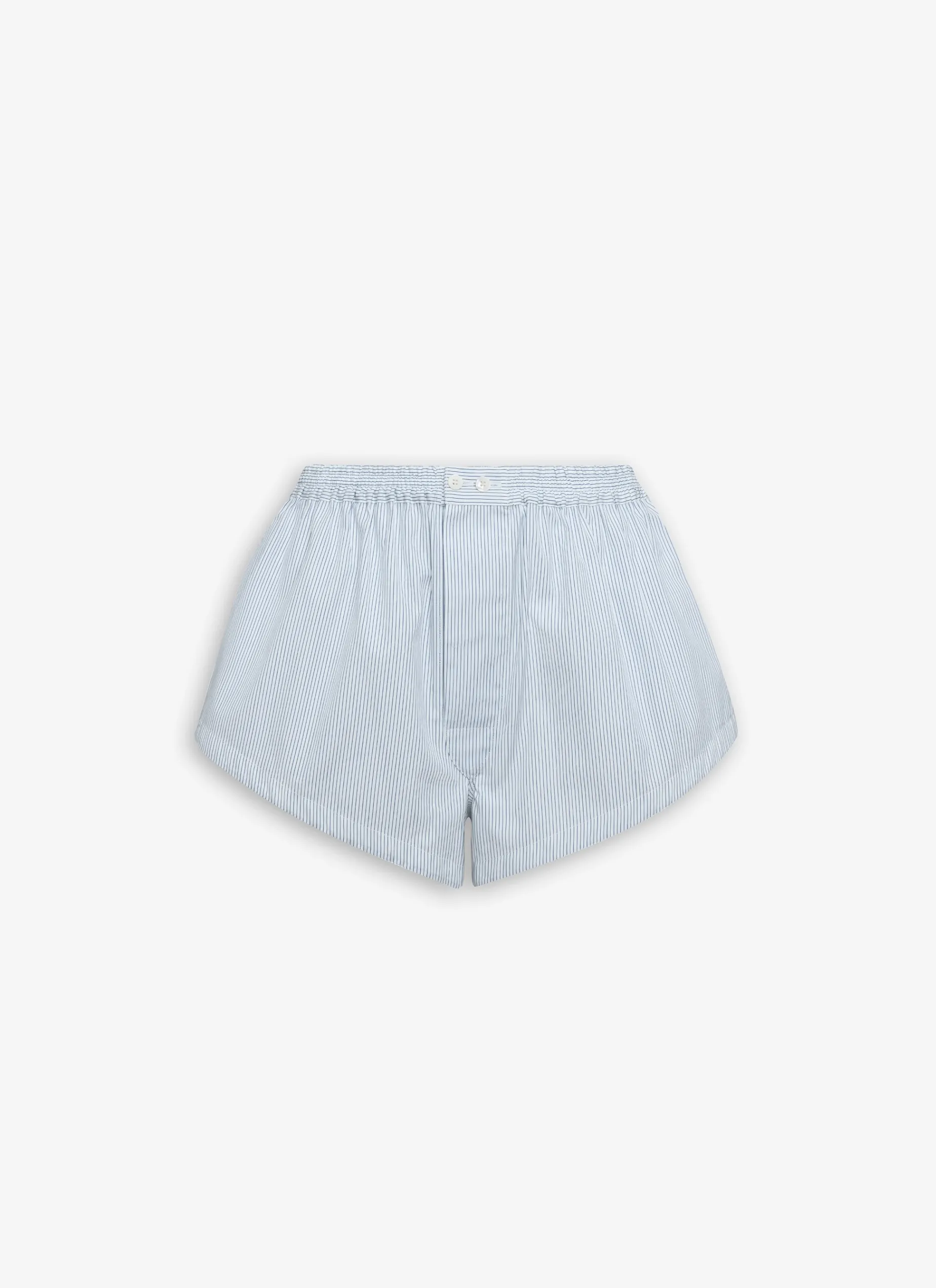 BOXERS IN STRIPED COTTON POPLIN