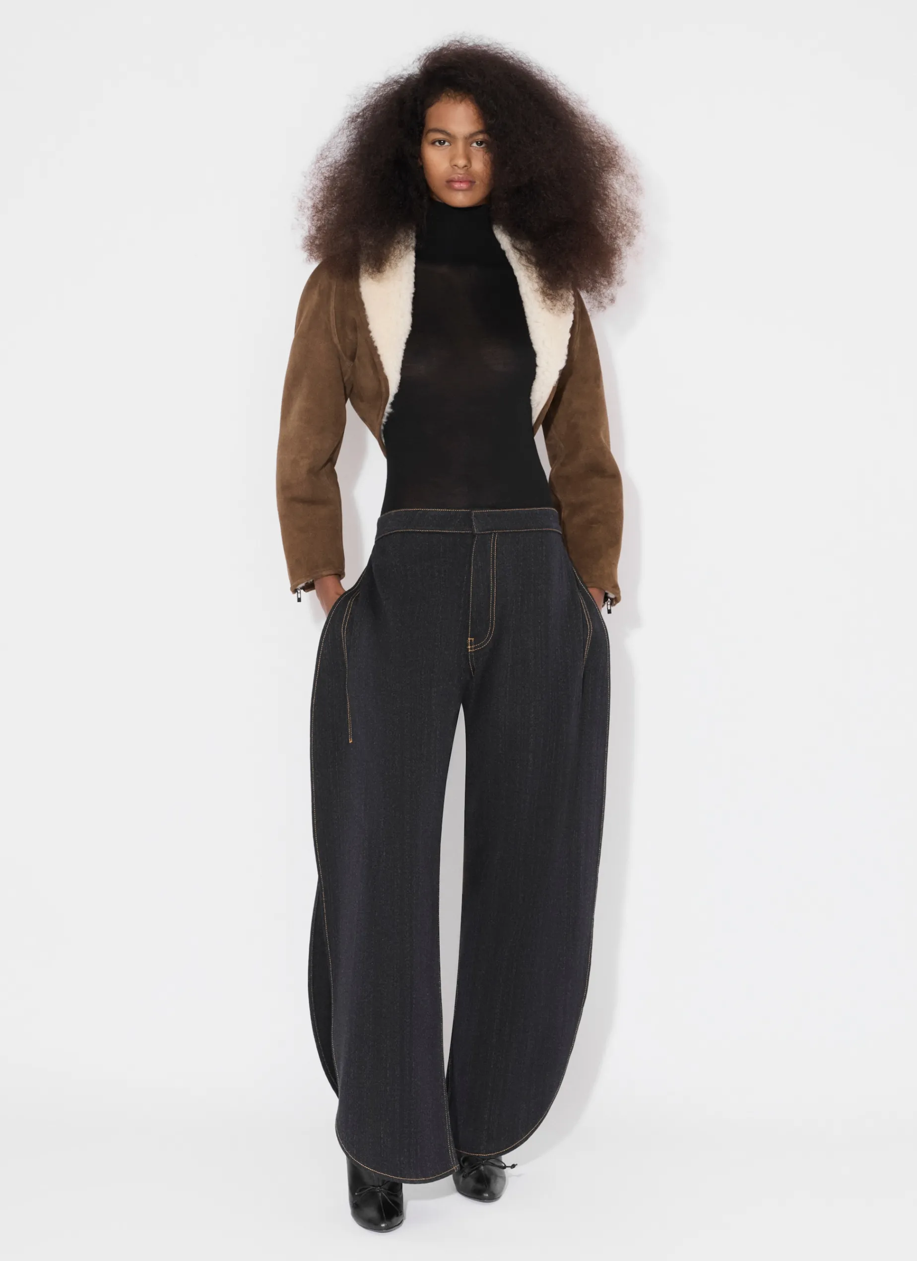 CARDI JACKET IN SHEARLING