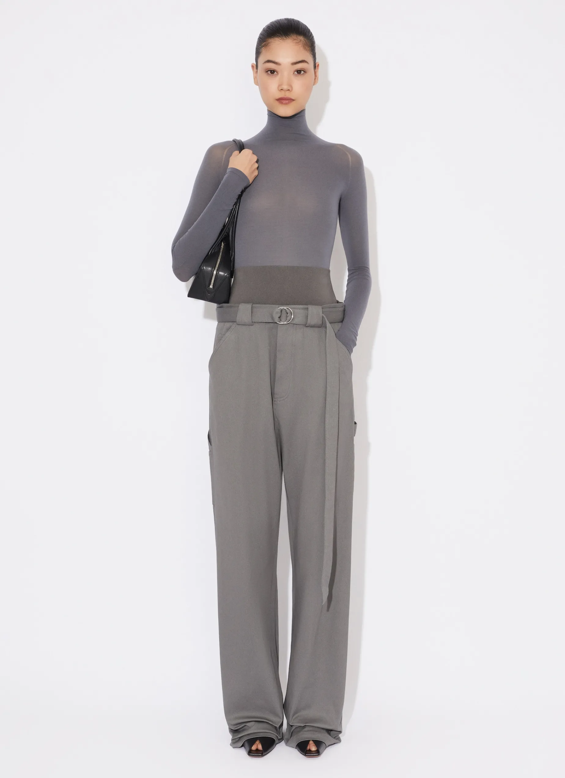 CARGO TROUSERS WITH KNIT BAND