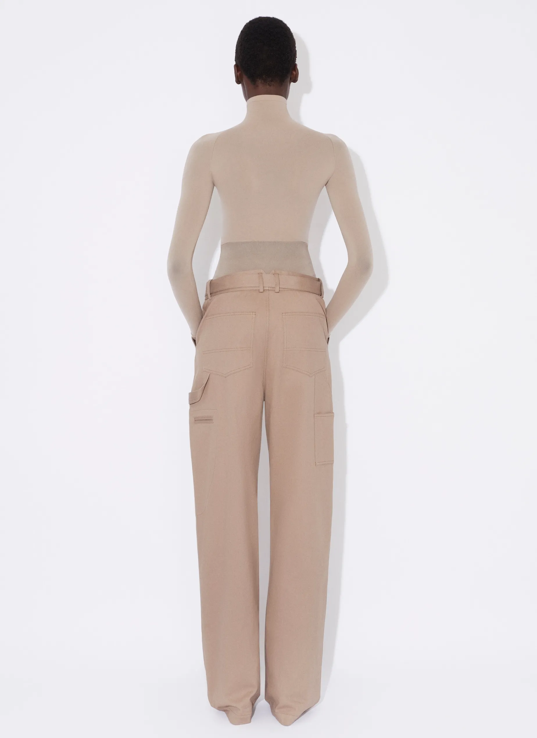 CARGO TROUSERS WITH KNIT BAND