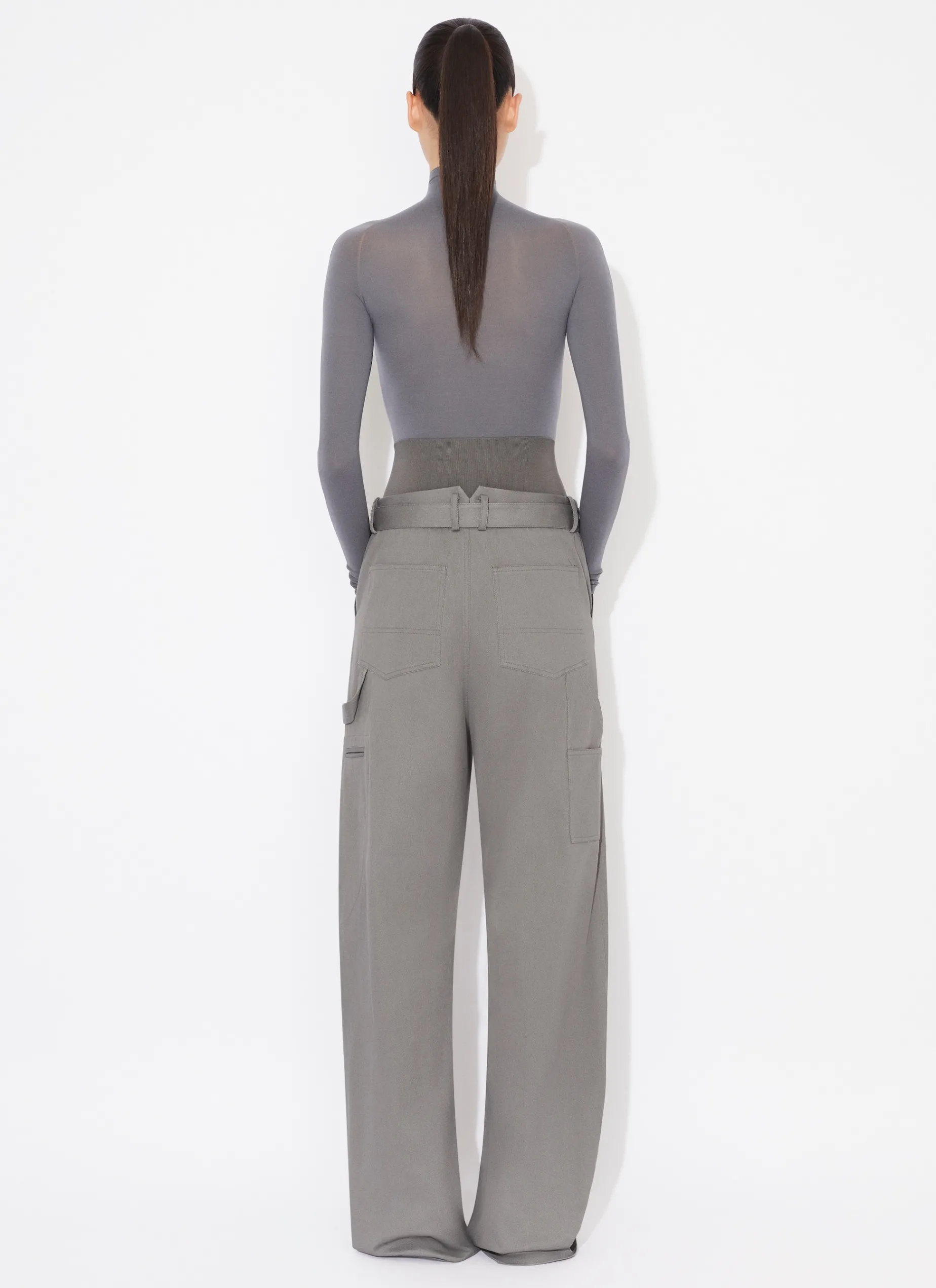 CARGO TROUSERS WITH KNIT BAND