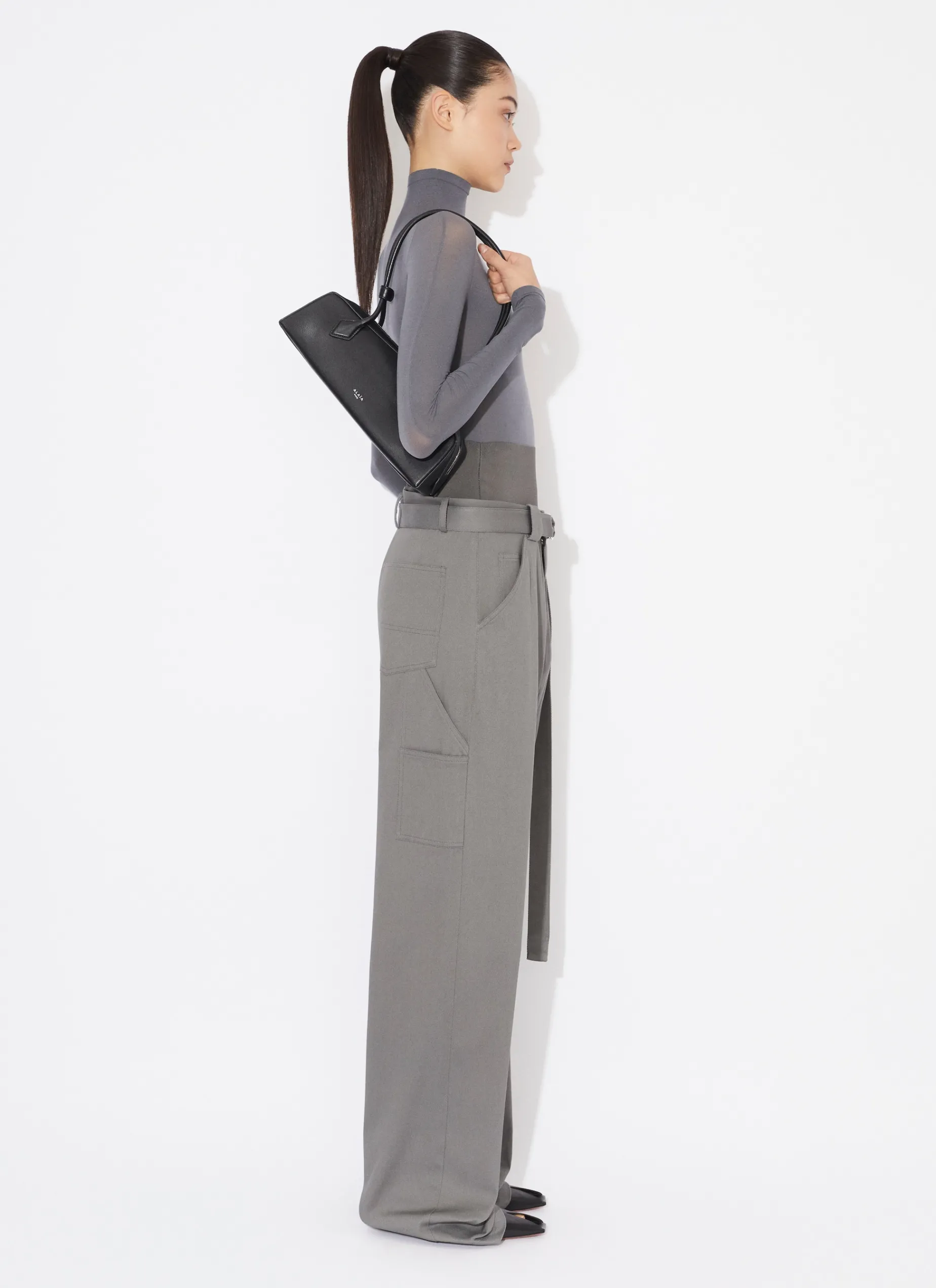 CARGO TROUSERS WITH KNIT BAND