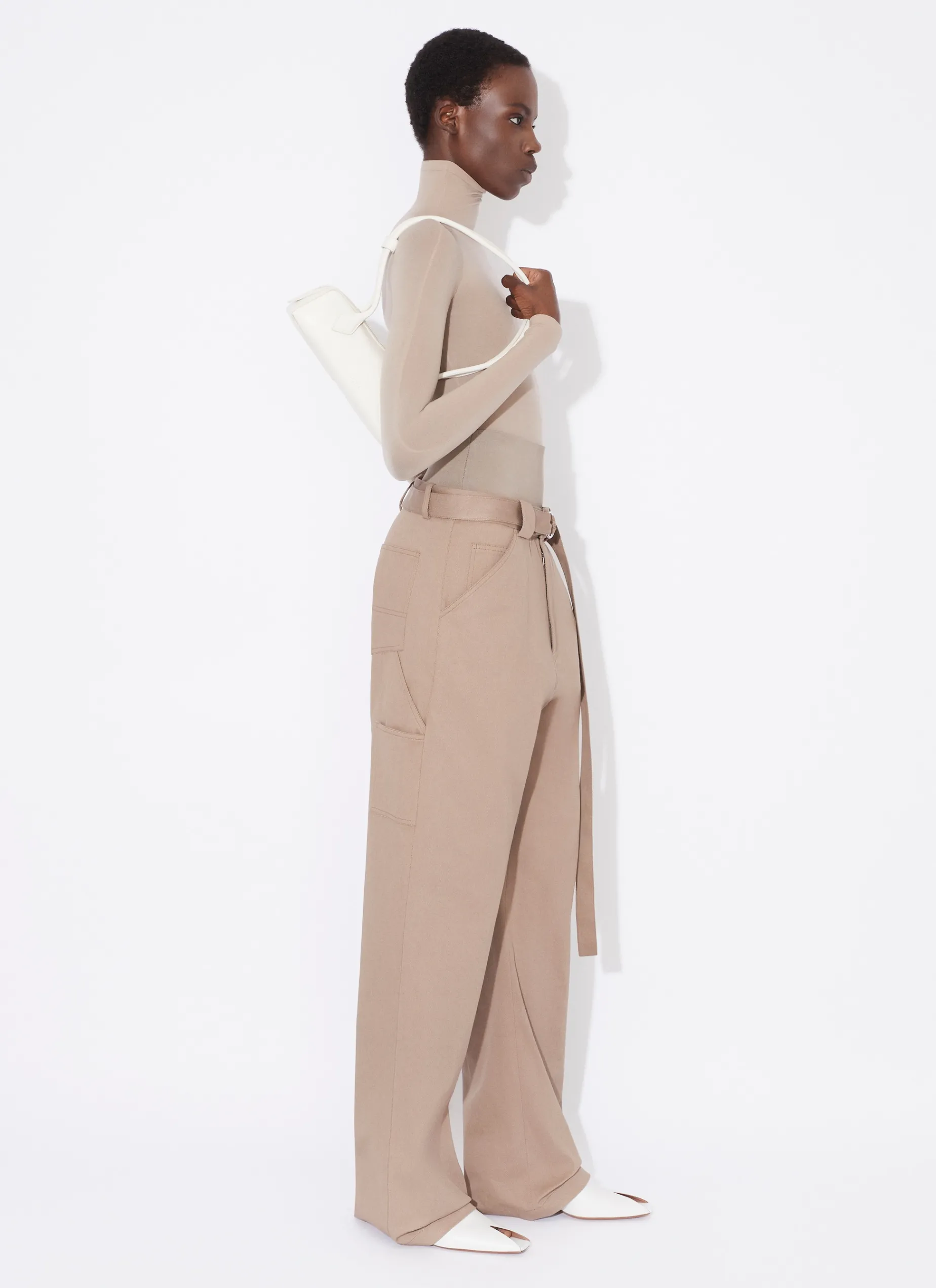 CARGO TROUSERS WITH KNIT BAND