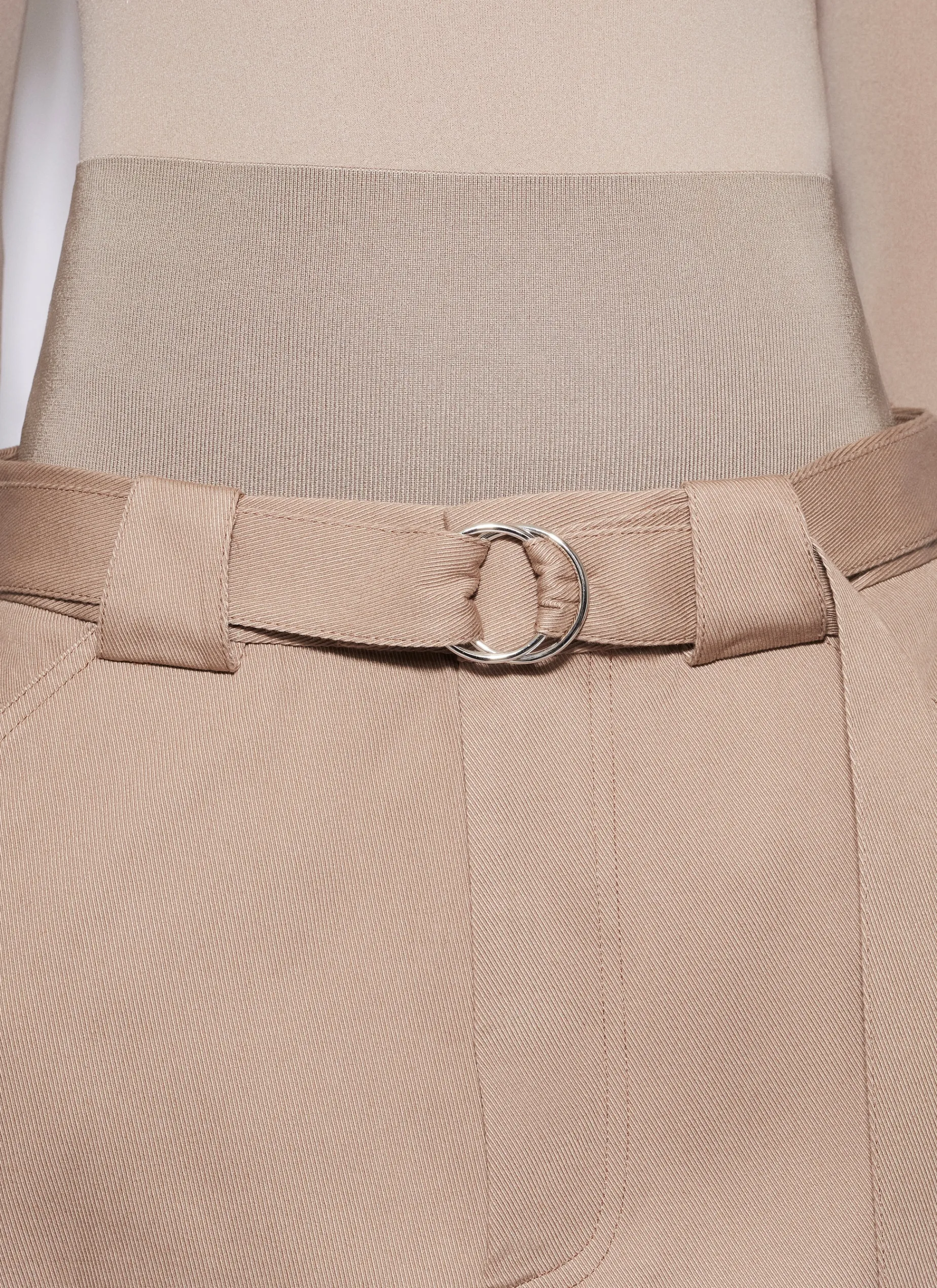 CARGO TROUSERS WITH KNIT BAND