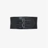 CORSET ELASTIQUE BELT IN STRETCH AND CALFSKIN
