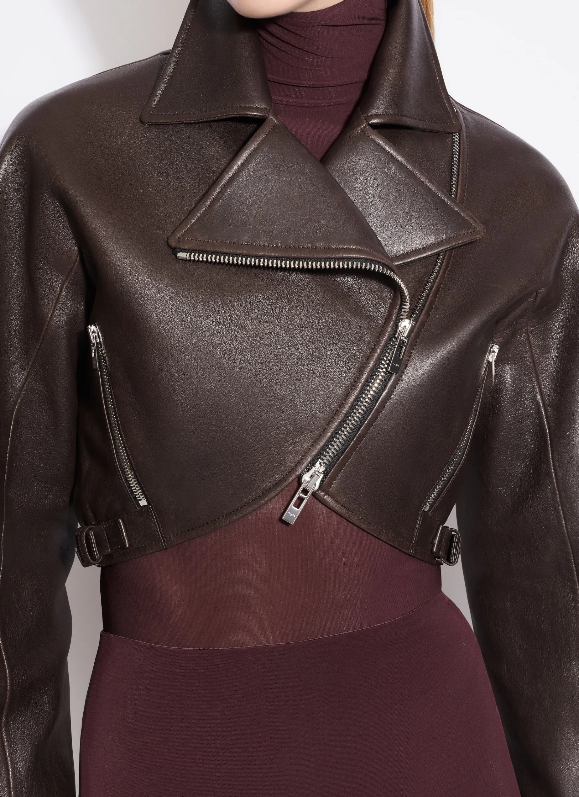 CROPPED BIKER JACKET