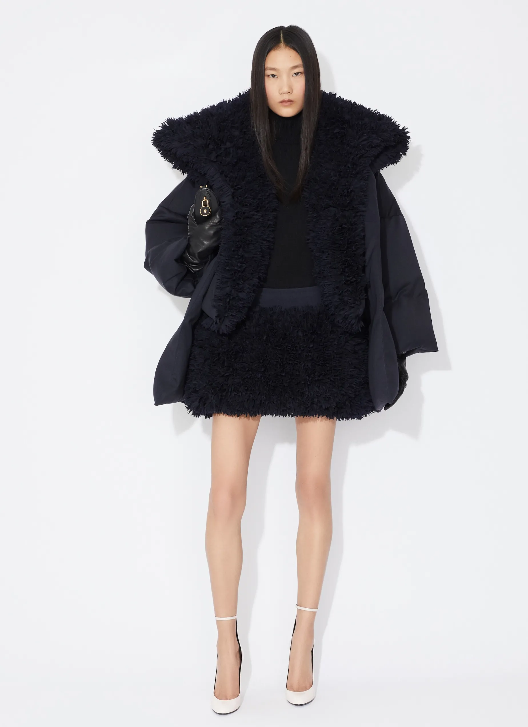 EMBROIDERED FRILL SKIRT