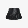 FRINGED LEATHER BELT