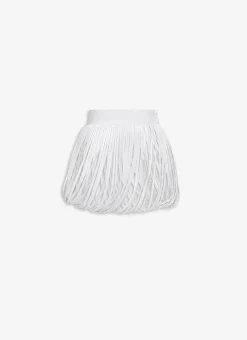 FRINGED LEATHER BELT