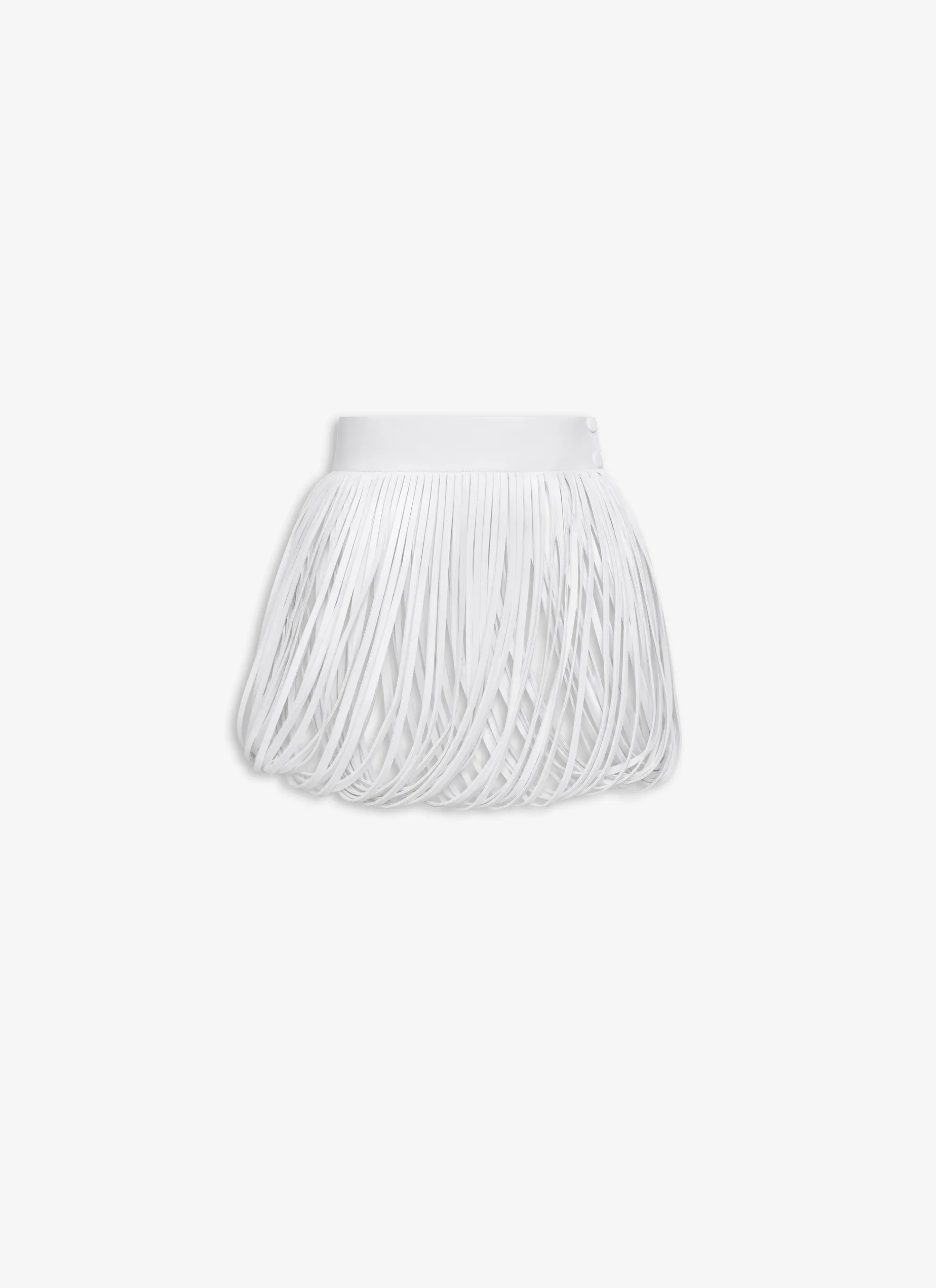 FRINGED LEATHER BELT