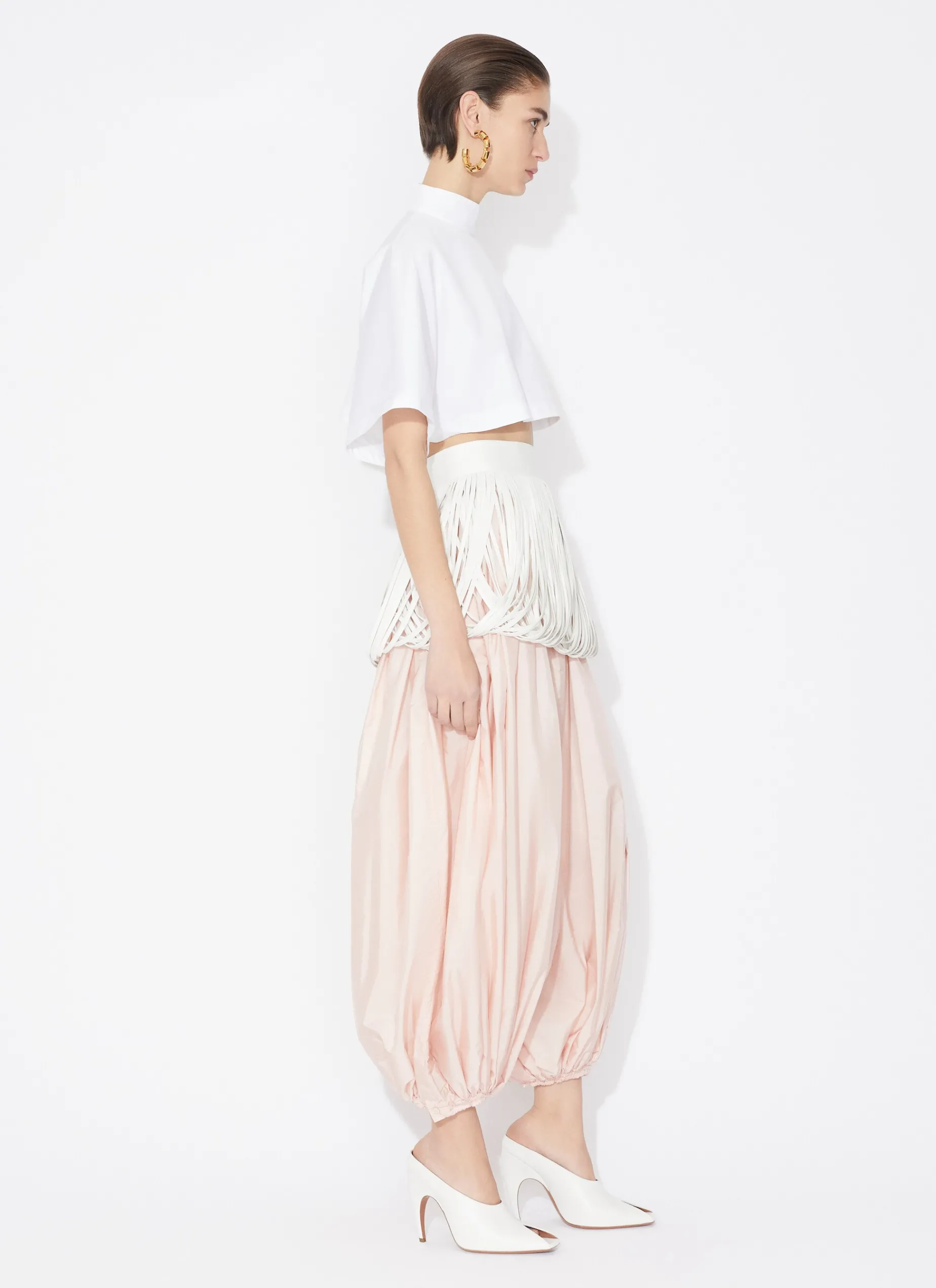FRINGED LEATHER BELT