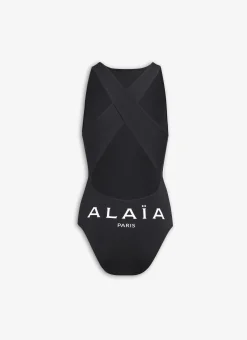 HALTERNECK ALAIA SWIMSUIT IN JERSEY
