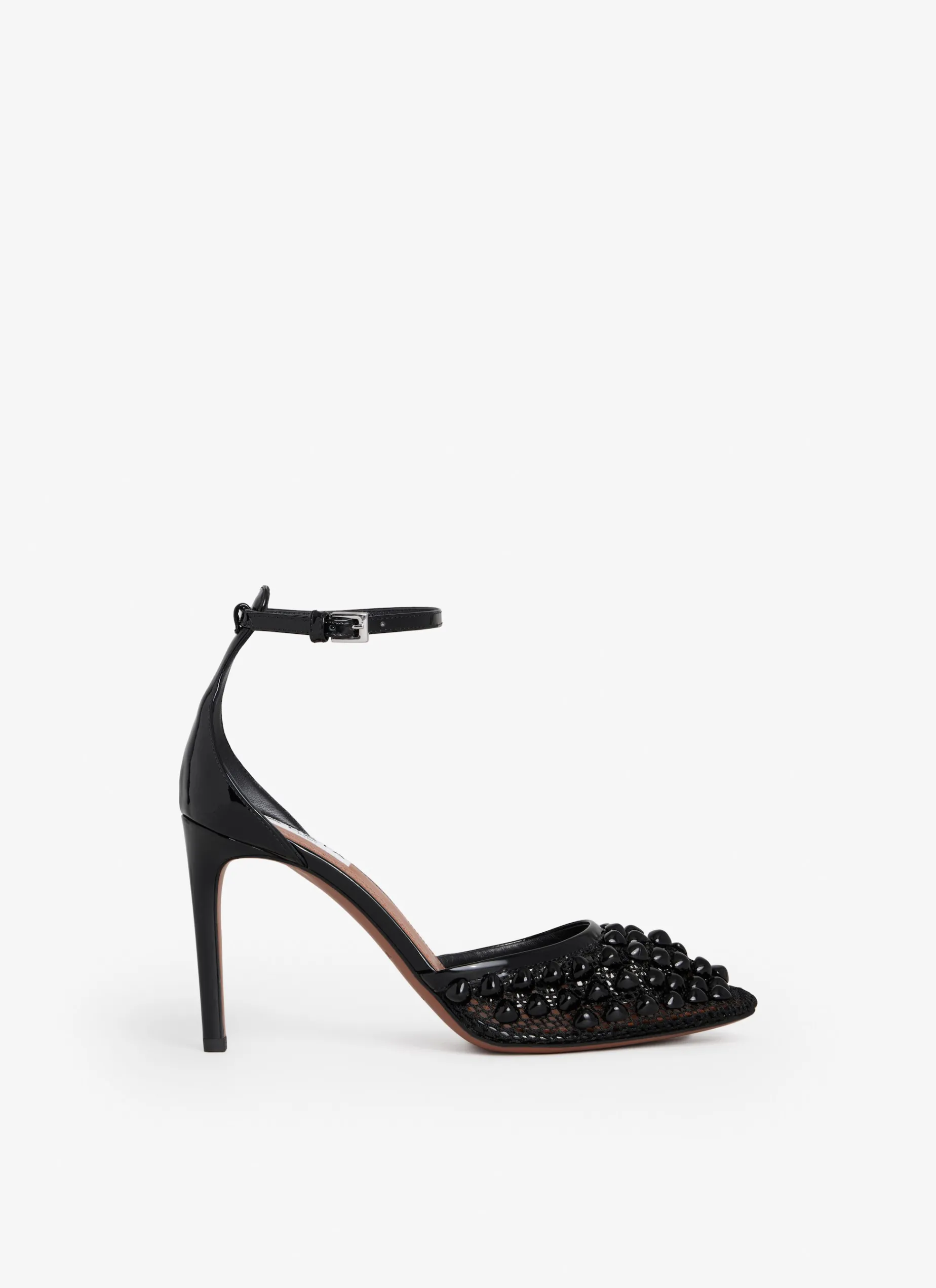 HIGH FISHNET PUMPS WITH STUDS