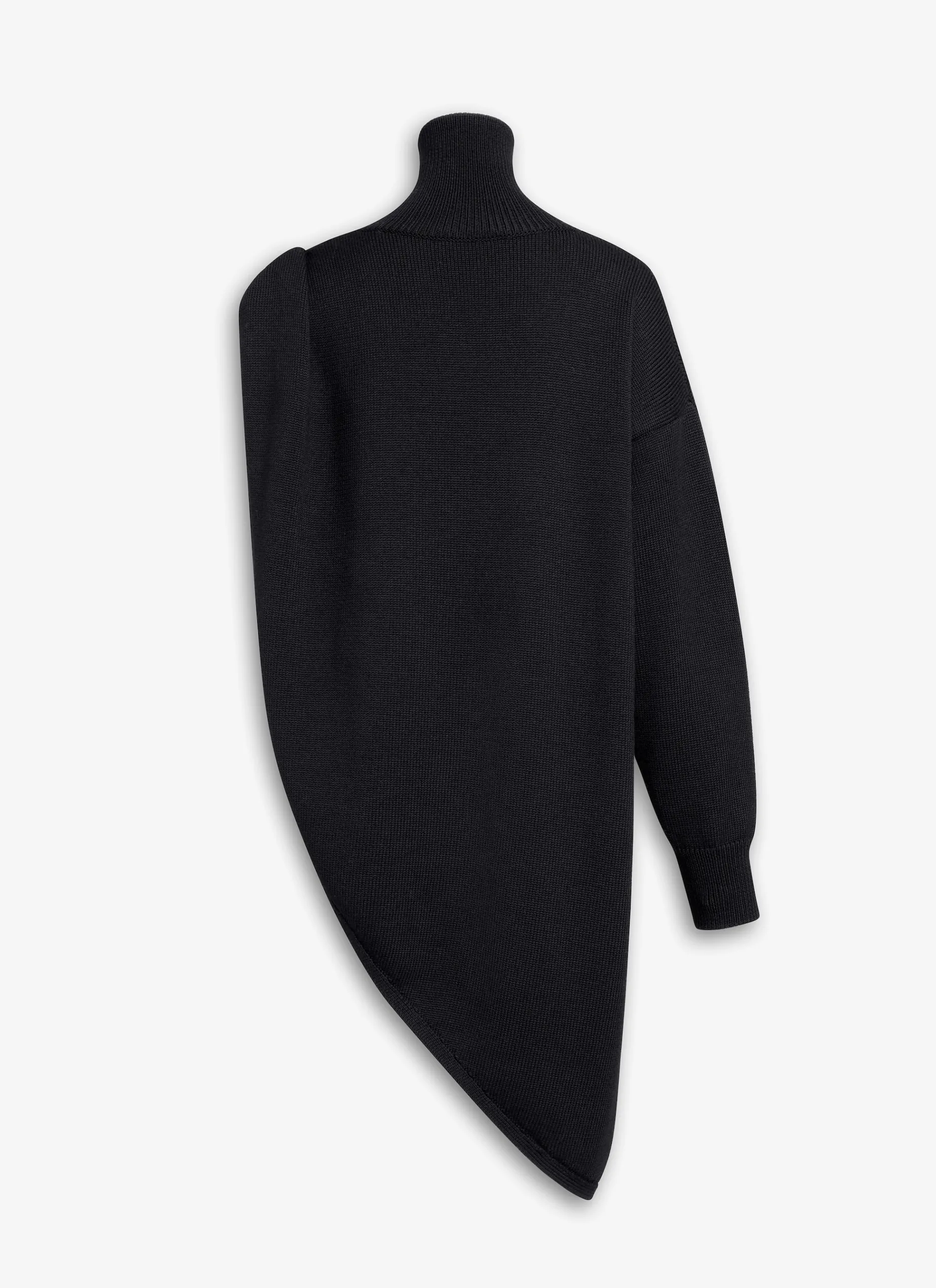 KNITTED ASYMMETRICAL CAPE JUMPER