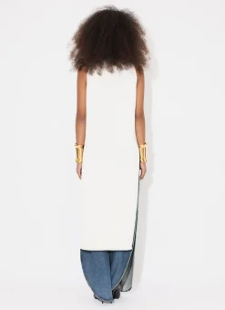 KNITTED CAPE TOP