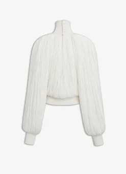 KNITTED FRINGES JUMPER