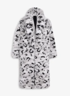 KNITTED LYNX COAT