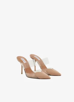 LE COEUR MULES IN PATENT CALFSKIN