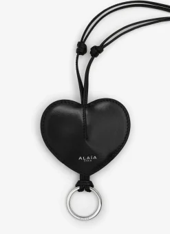 LE CŒUR BELL KEY HOLDER IN CALFSKIN