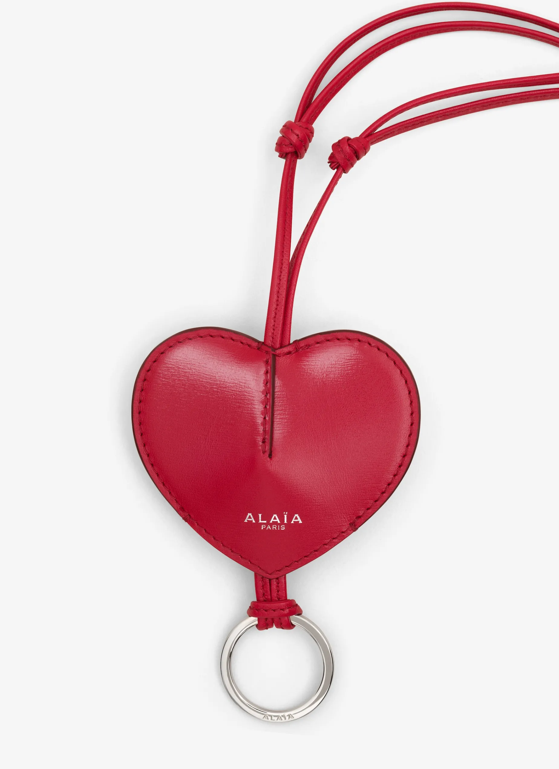 LE CŒUR BELL KEY HOLDER IN CALFSKIN