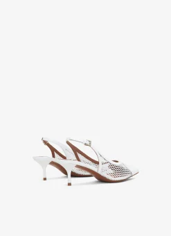 LE CŒUR SLINGBACKS IN FISHNET