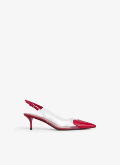 LE CŒUR SLINGBACKS IN PATENT LAMBSKIN