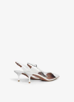 LE CŒUR SLINGBACKS IN PATENT LAMBSKIN