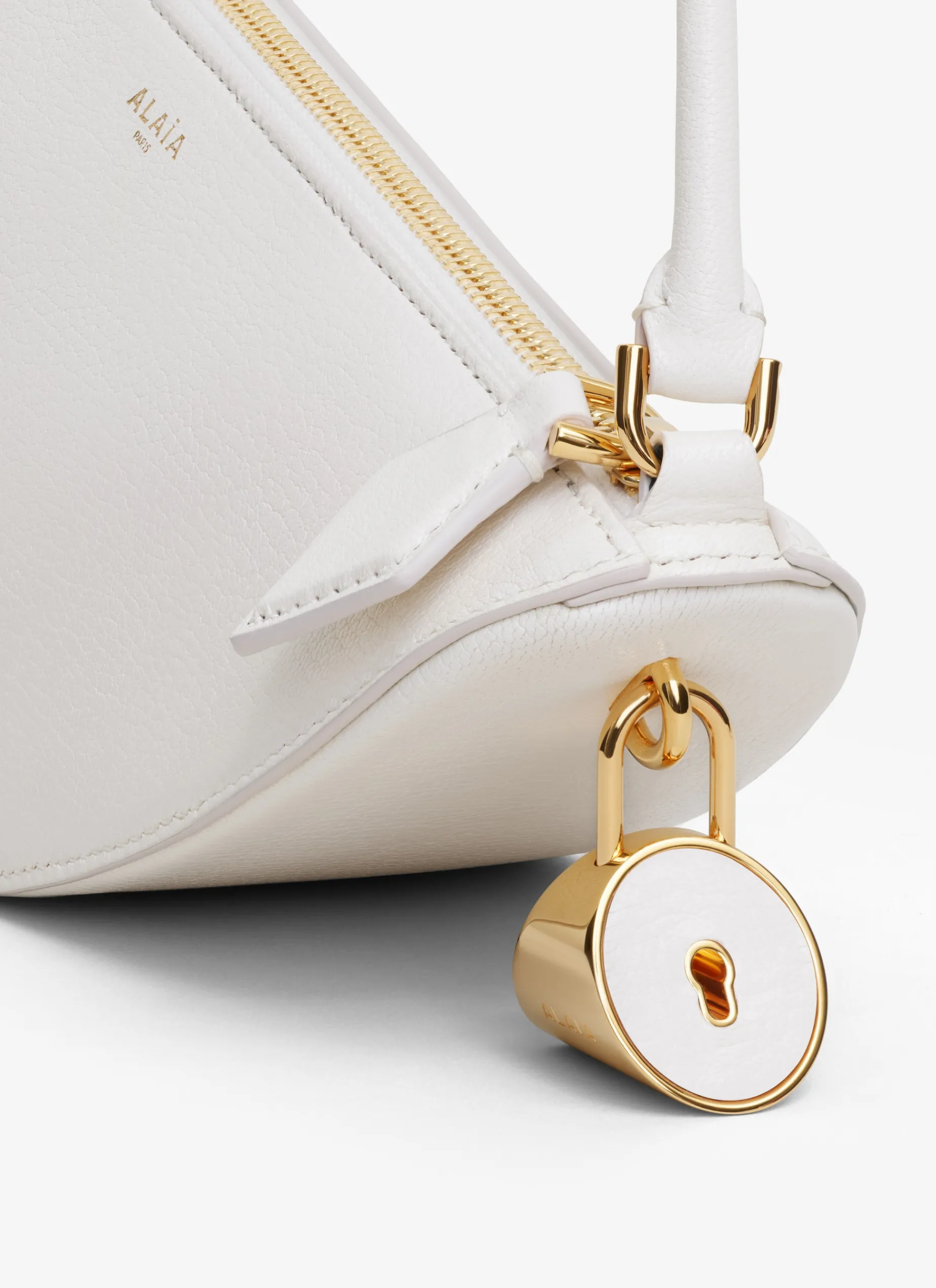 LE DEMI-CŒUR BAG IN GOATSKIN