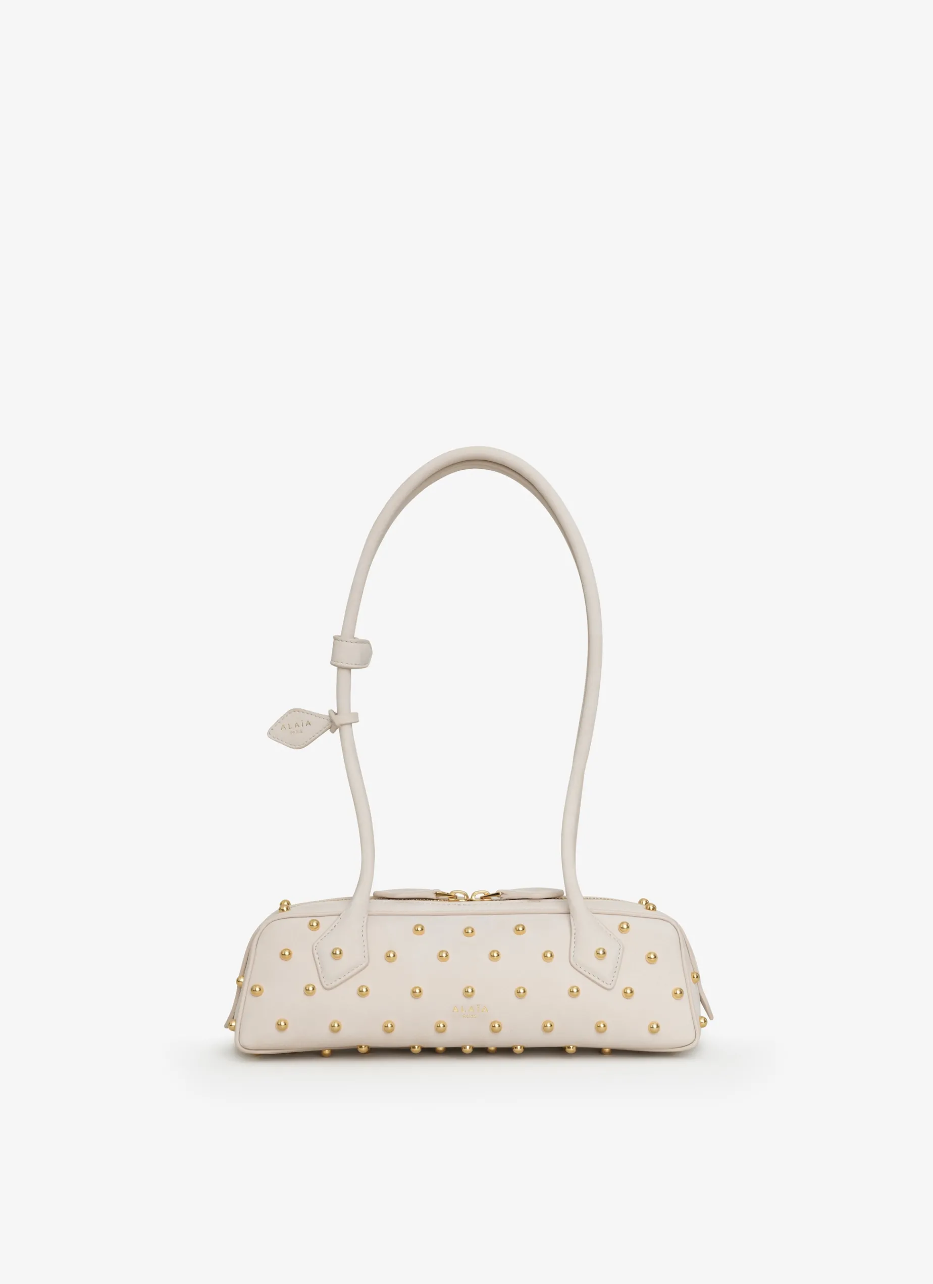 LE TECKEL SMALL BAG WITH STUDS IN NUBUK