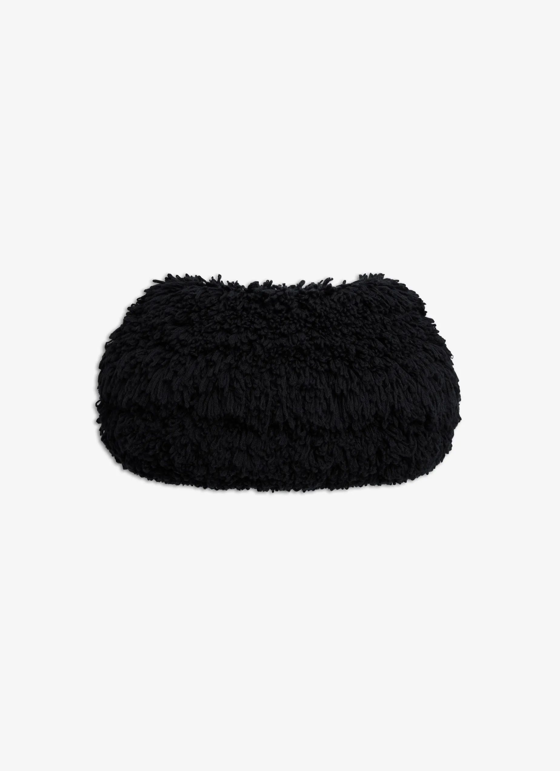 MINI BUBBLE SKIRT IN KNITTED FUR