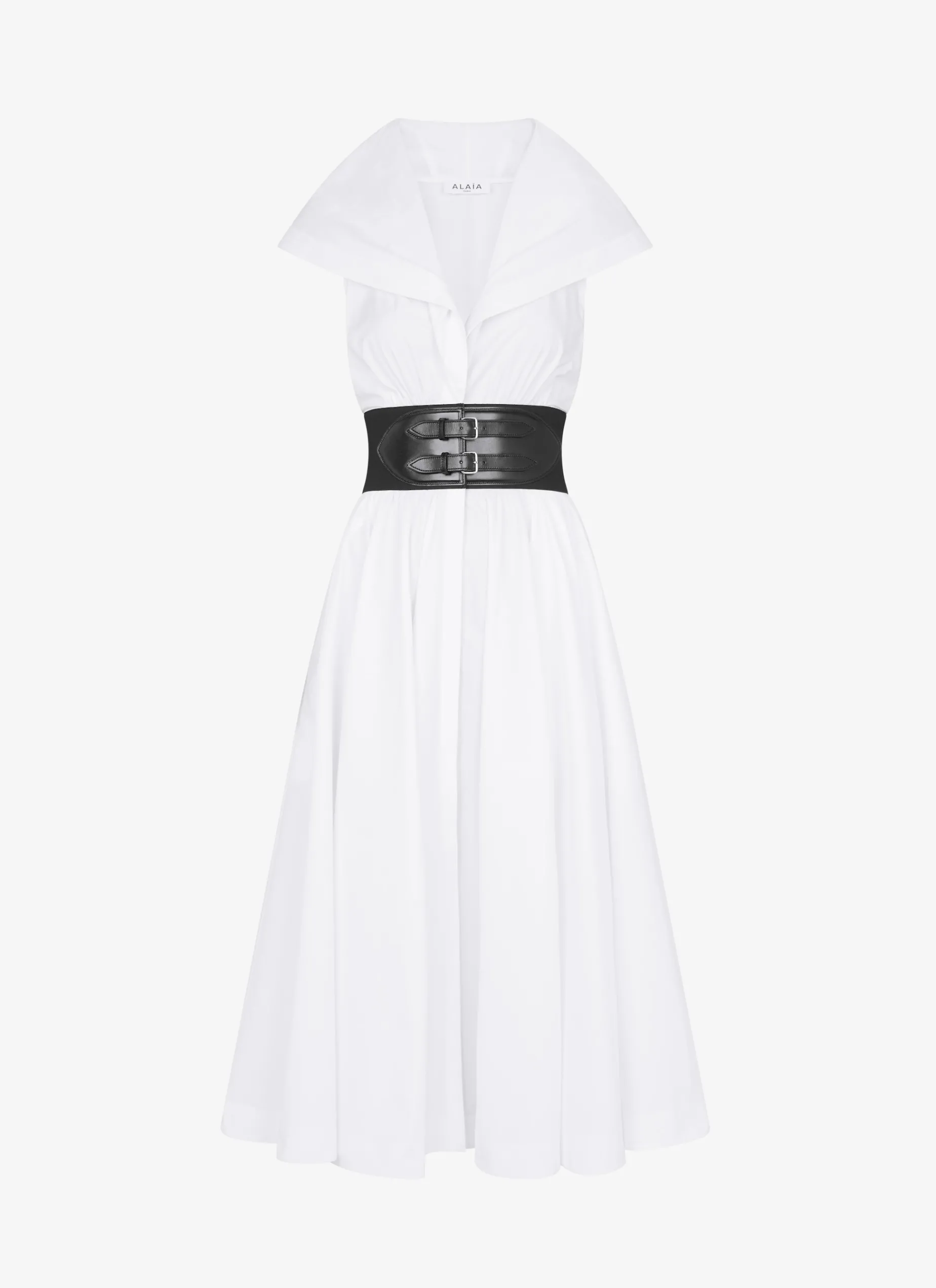 Poplin Hood Dress