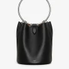 RING LARGE BUCKET BAG IN CALFSKIN