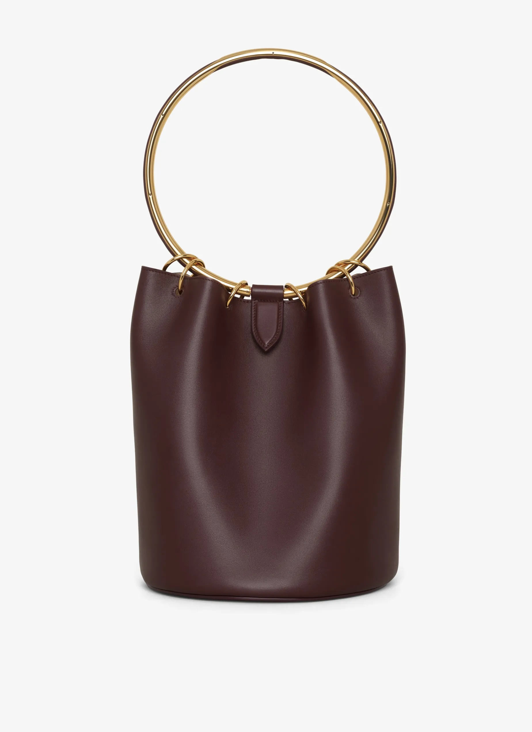 RING LARGE BUCKET BAG IN CALFSKIN