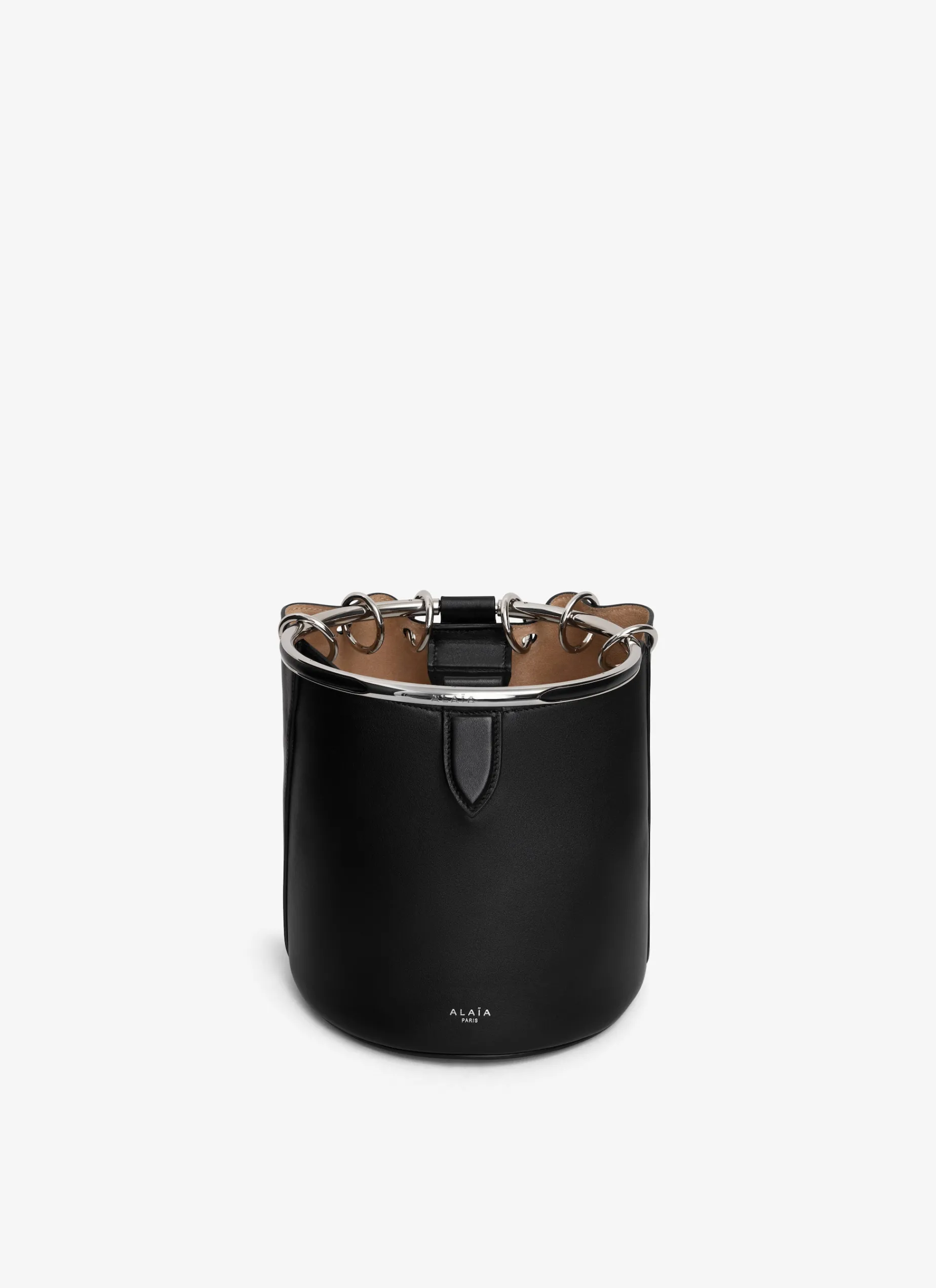 RING MEDIUM BUCKET BAG IN CALFSKIN