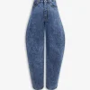 ROUND JEANS IN SNOW DENIM