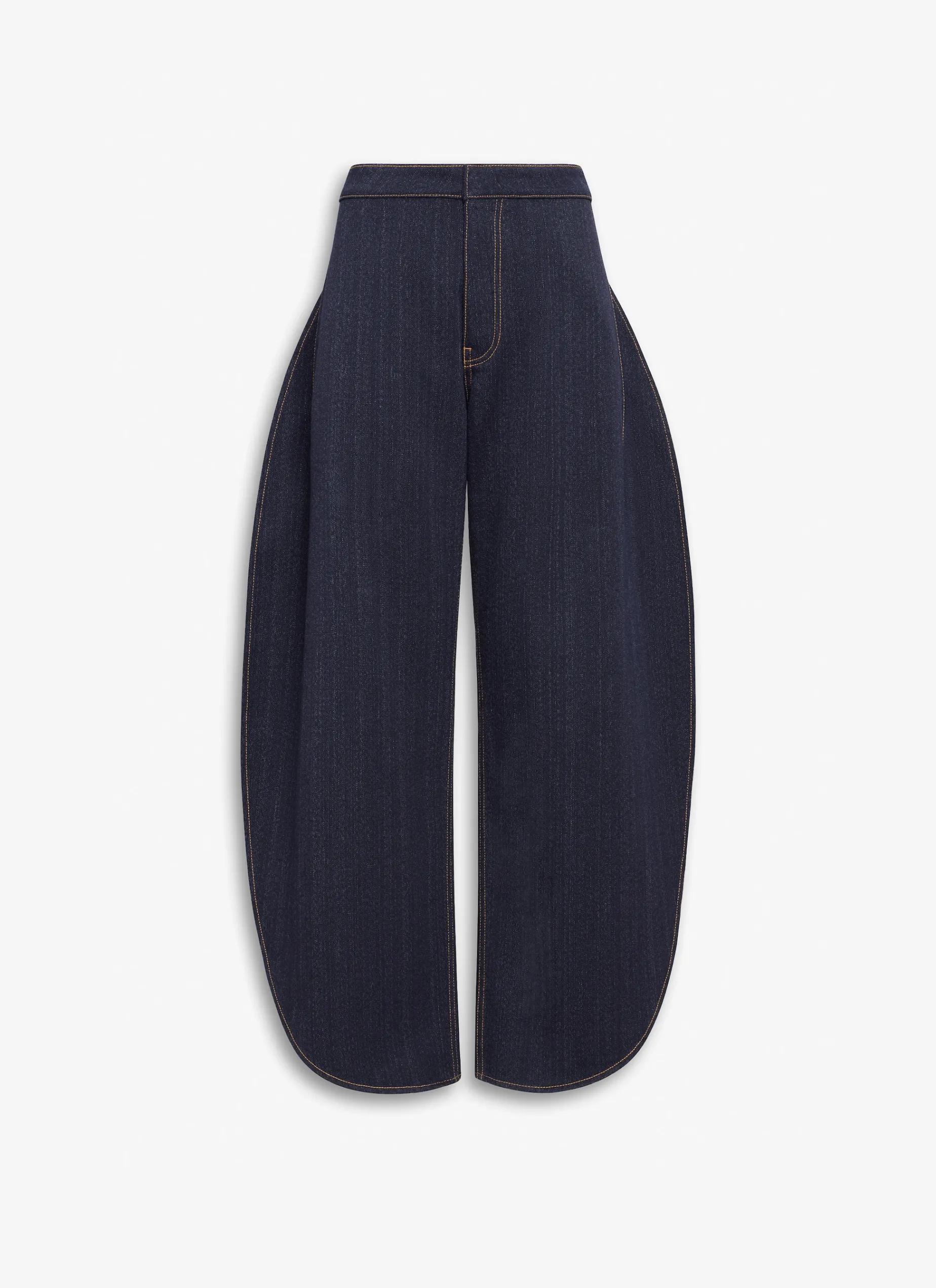 ROUND JEANS IN WOOL DENIM