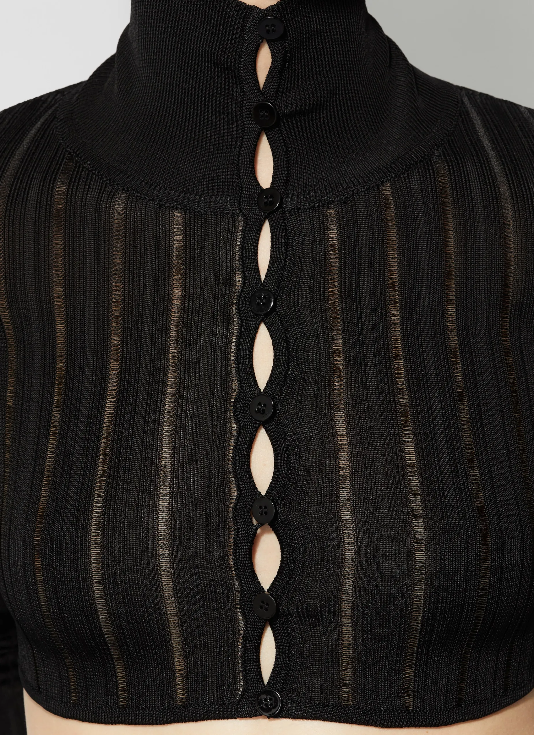 Shiny Crinoline Cardigan