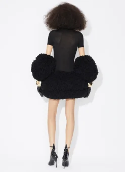 SHORT SLEEVE BODY IN SHEER WOOL KNIT
