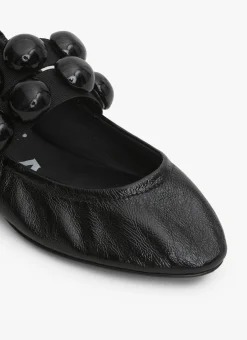 SPHERE BALLET FLATS IN PATENT LEATHER