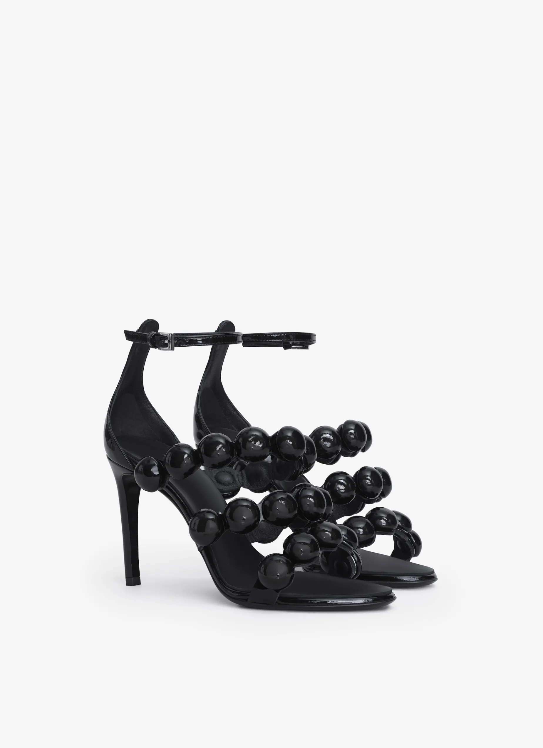 SPHERE SANDALS IN PATENT LEATHER